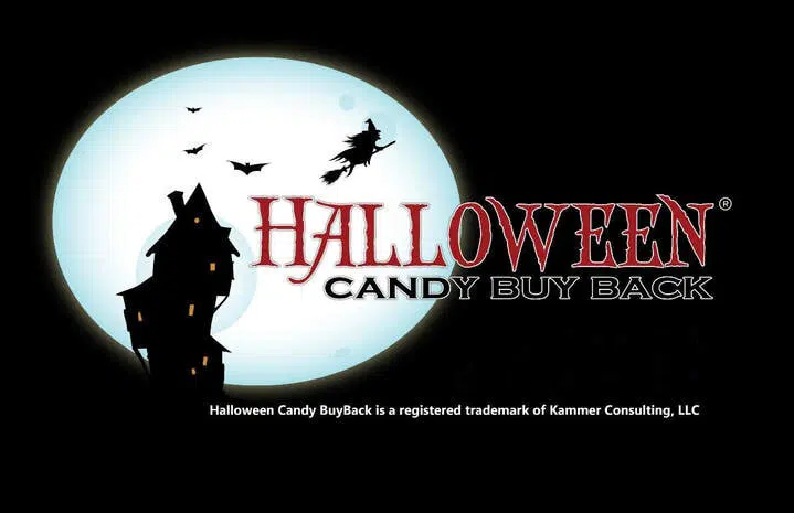 Halloween Candy Buyback Bethel CT Dentist Halloween Candy Buyback logo promoting Stony Hill Dental Care's annual candy exchange program supporting troops and children's dental health in Bethel, Connecticut